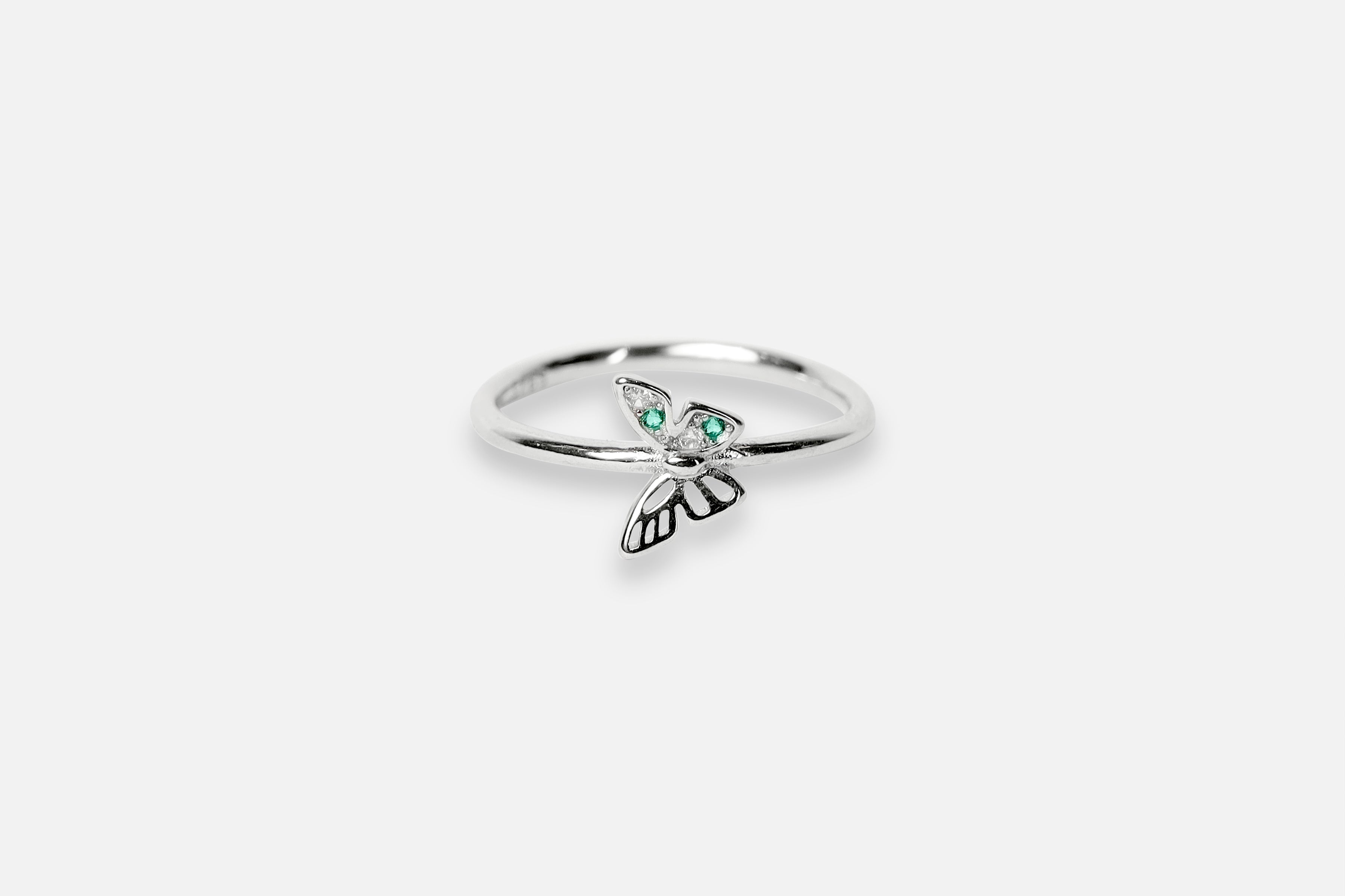 Butterfly Luxe Silver Ring
