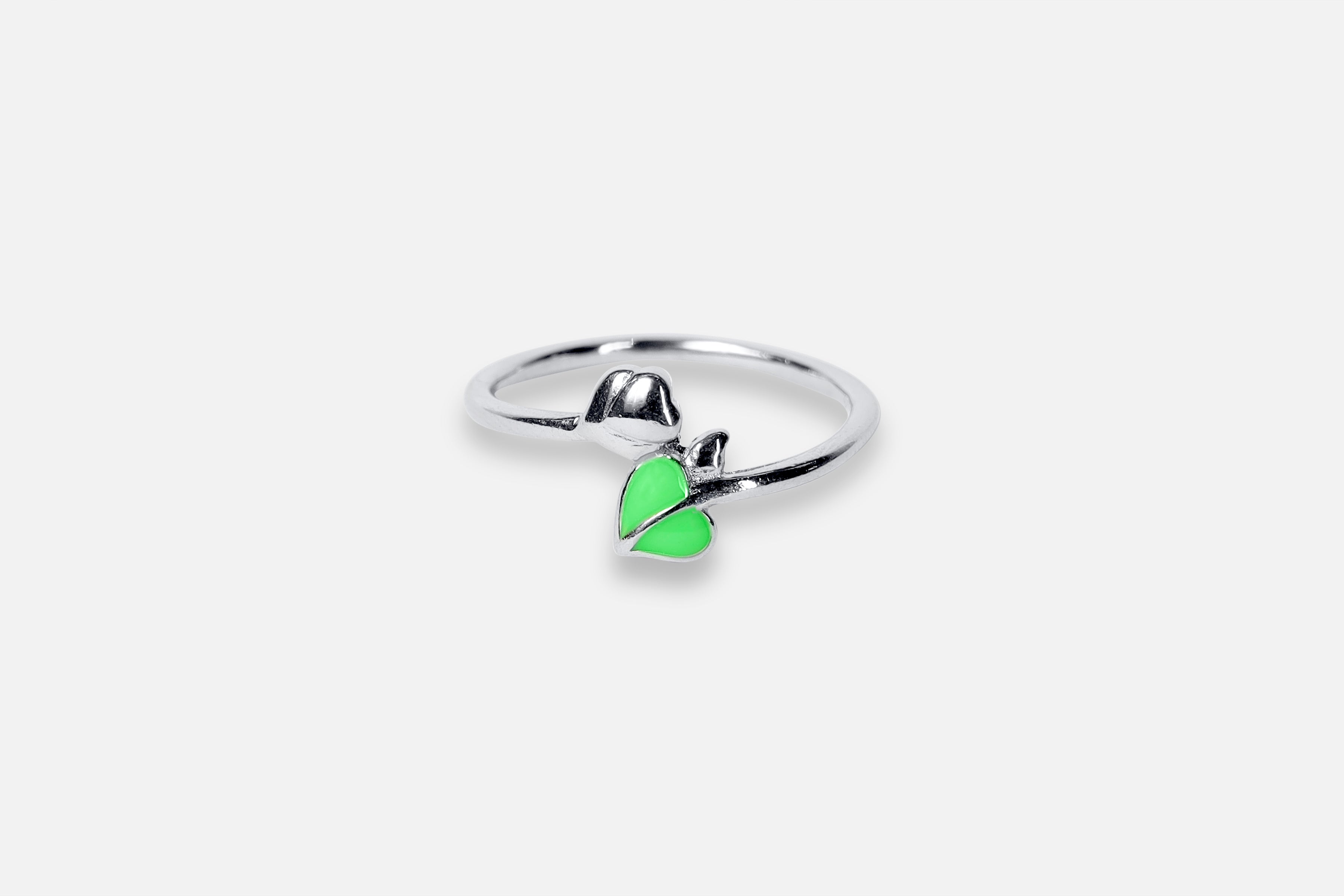 Green Spark Sterling Ring