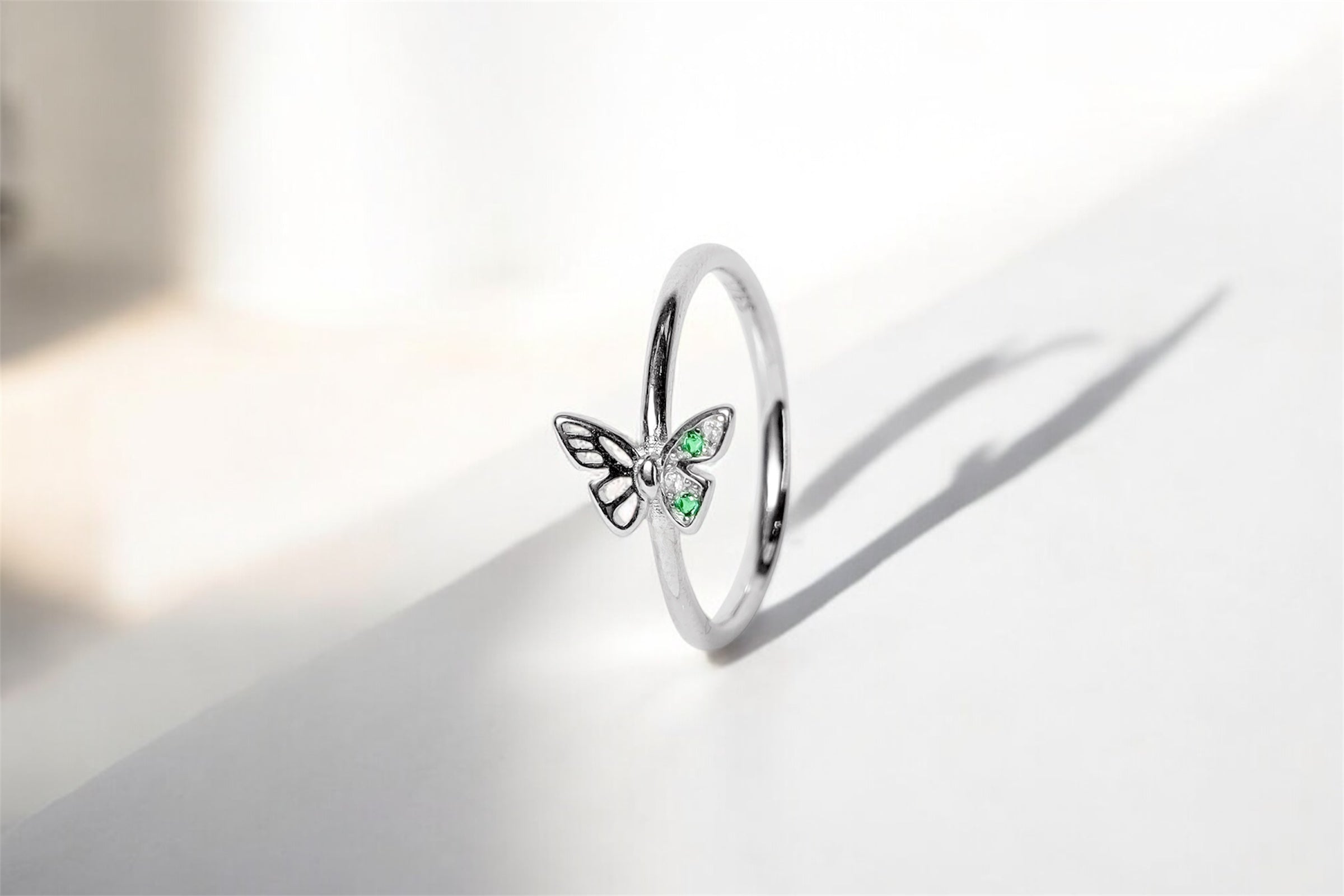 Butterfly Luxe Silver Ring