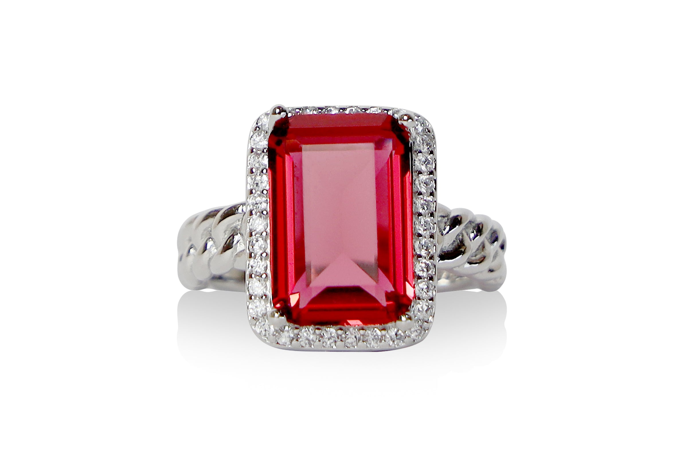 Timeless Grace Red Diamond Ring