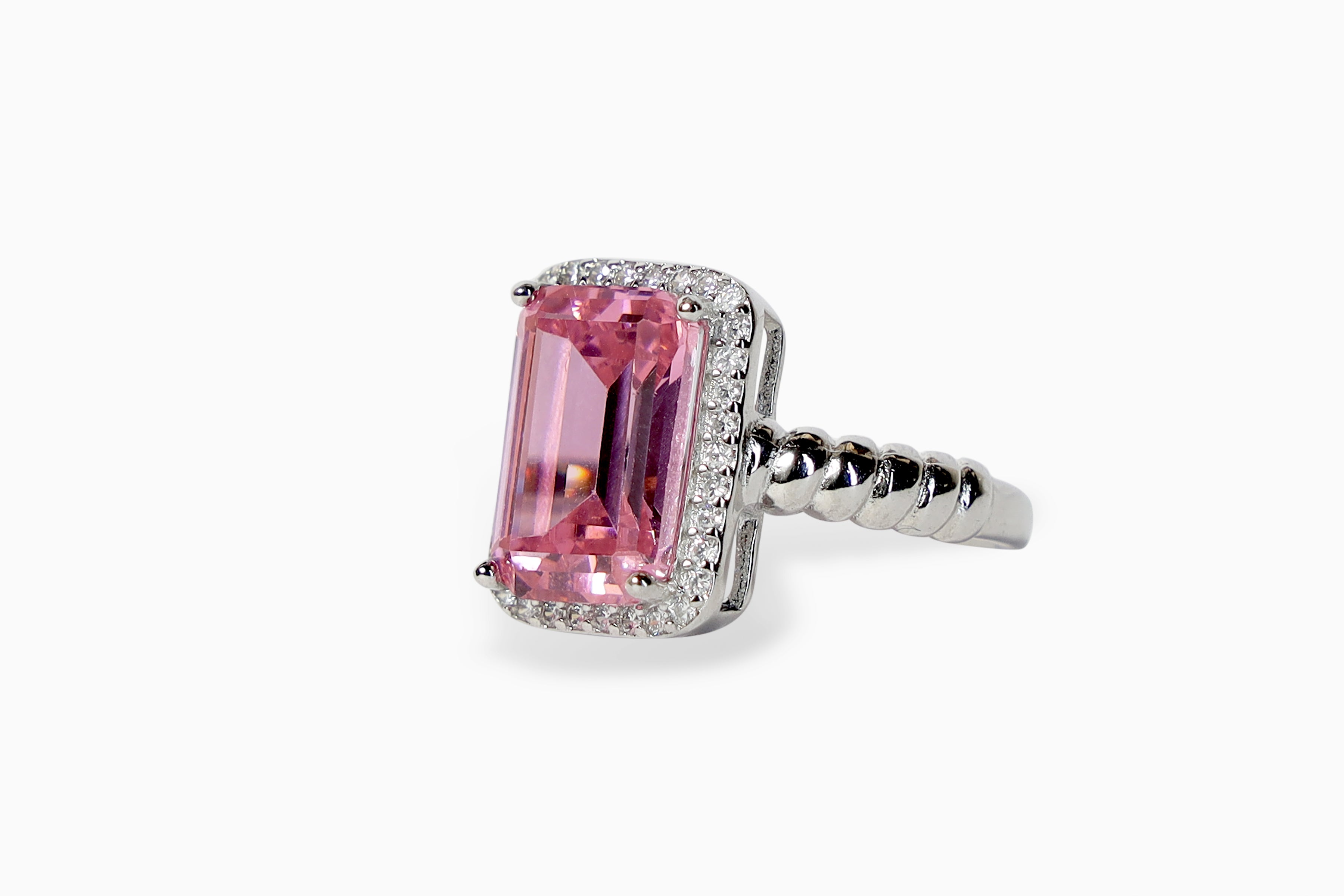 Pure Elegance Pink DIamond Ring