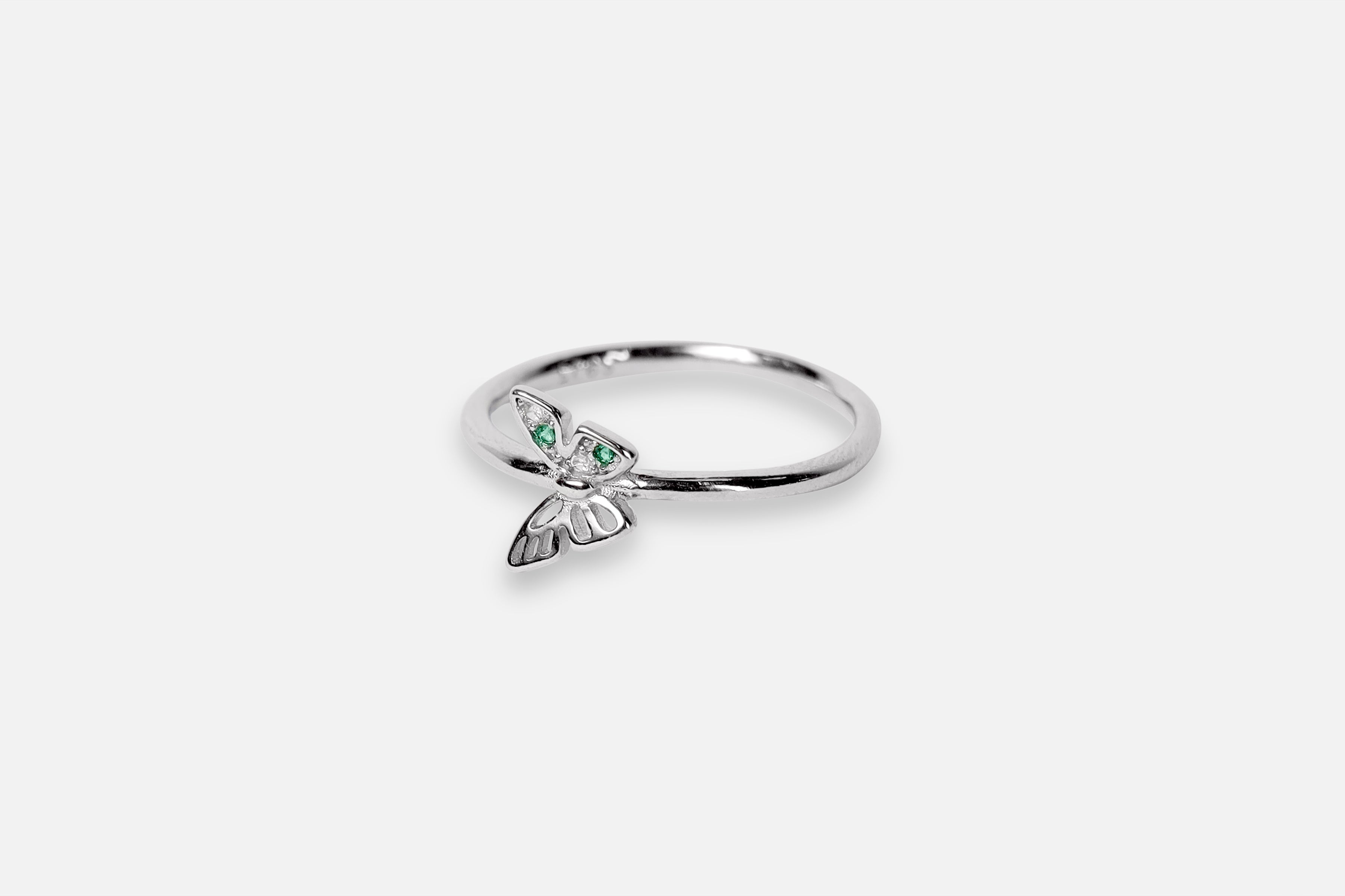 Butterfly Luxe Silver Ring