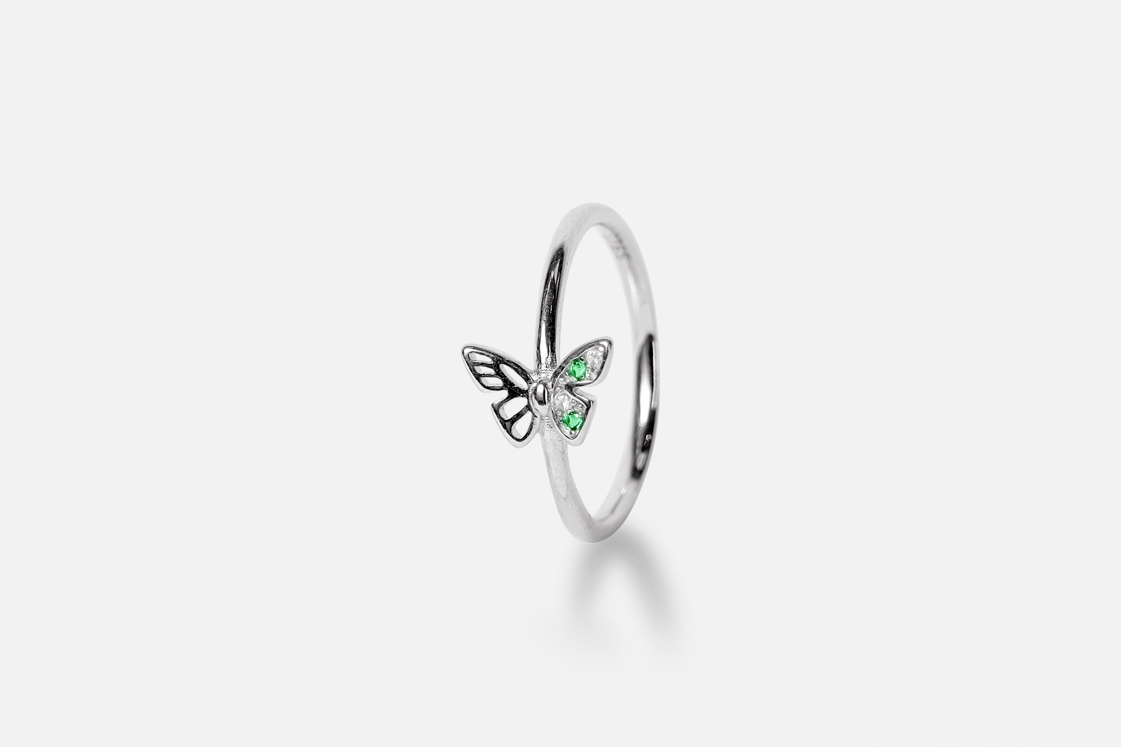 Butterfly Luxe Silver Ring