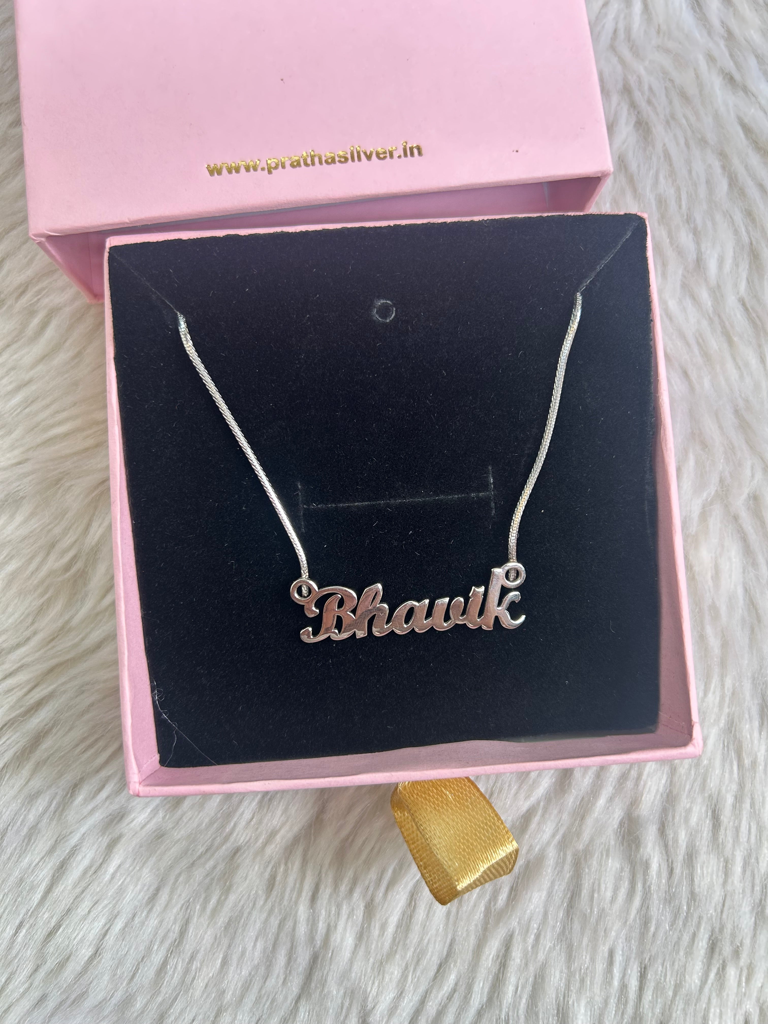 925 Silver Name Customisation Chain