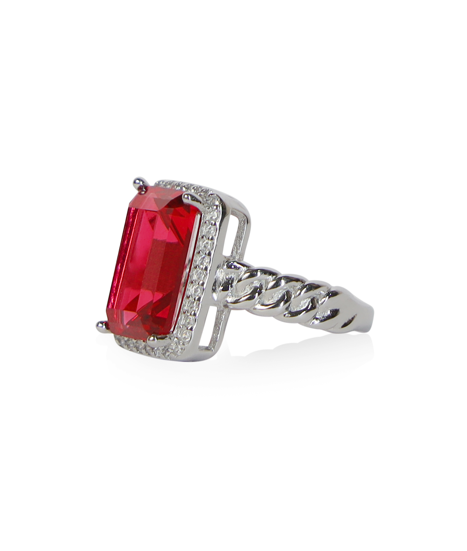 Timeless Grace Red Diamond Ring