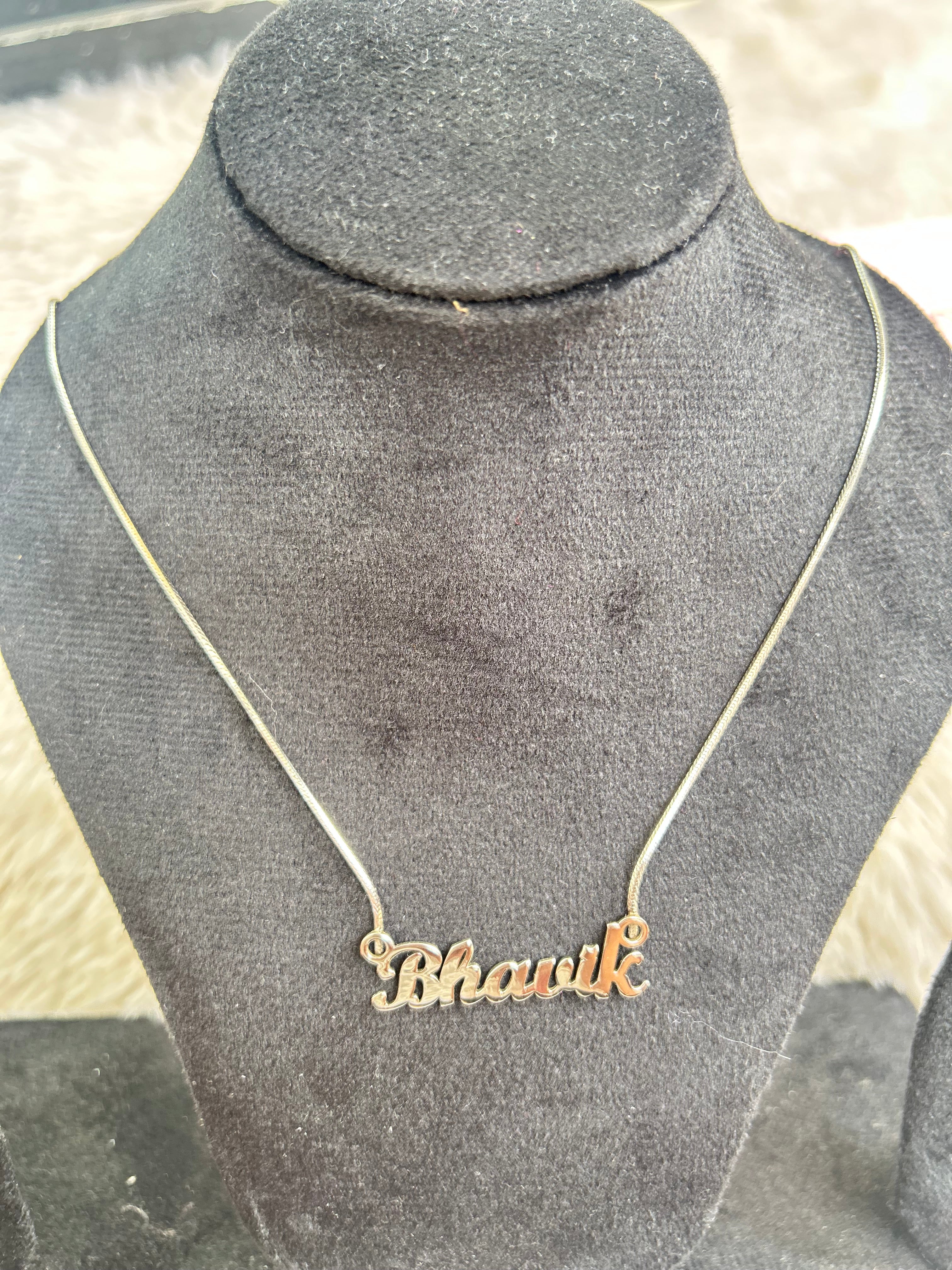 925 Silver Name Customisation Chain