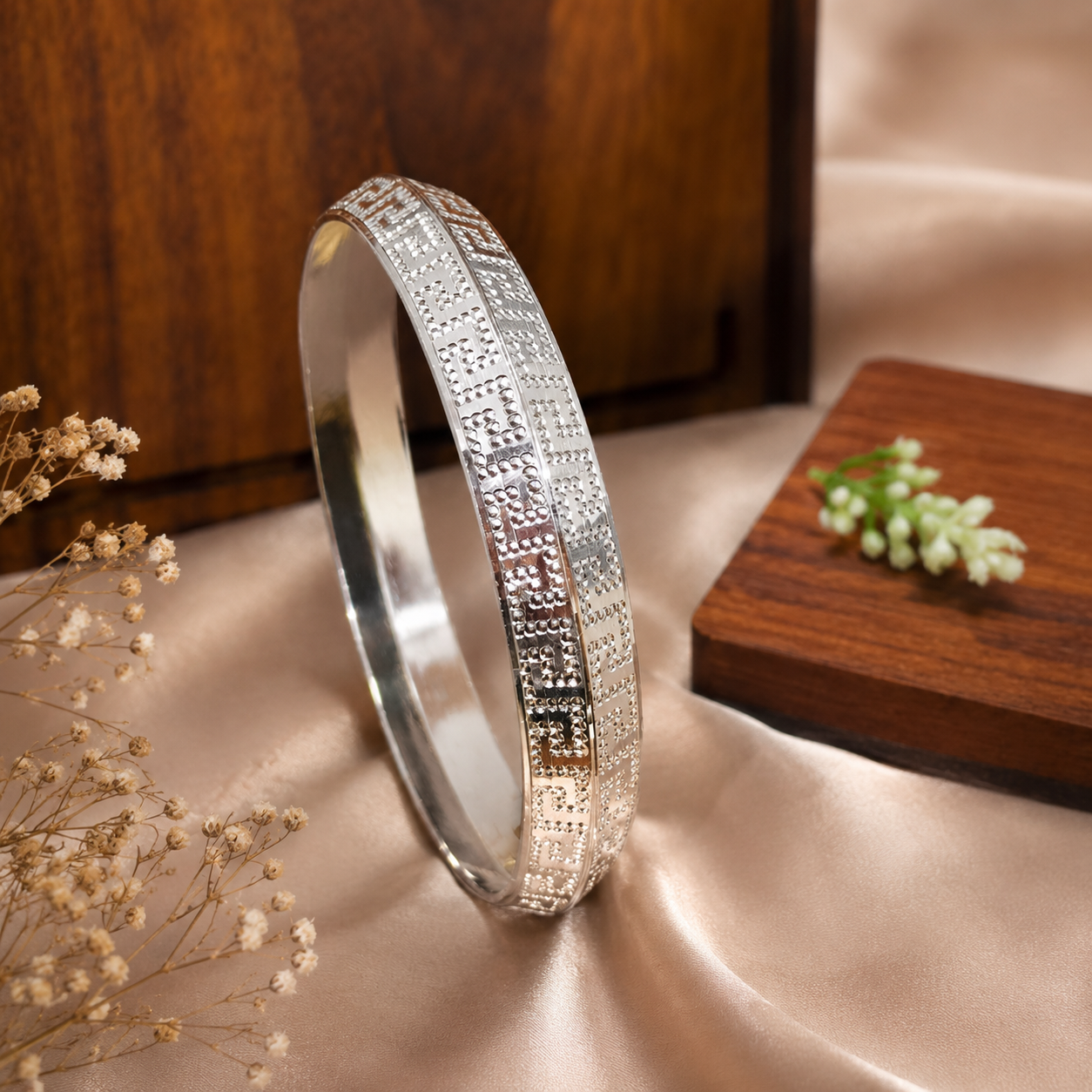 925 Silver CNC Kada -2