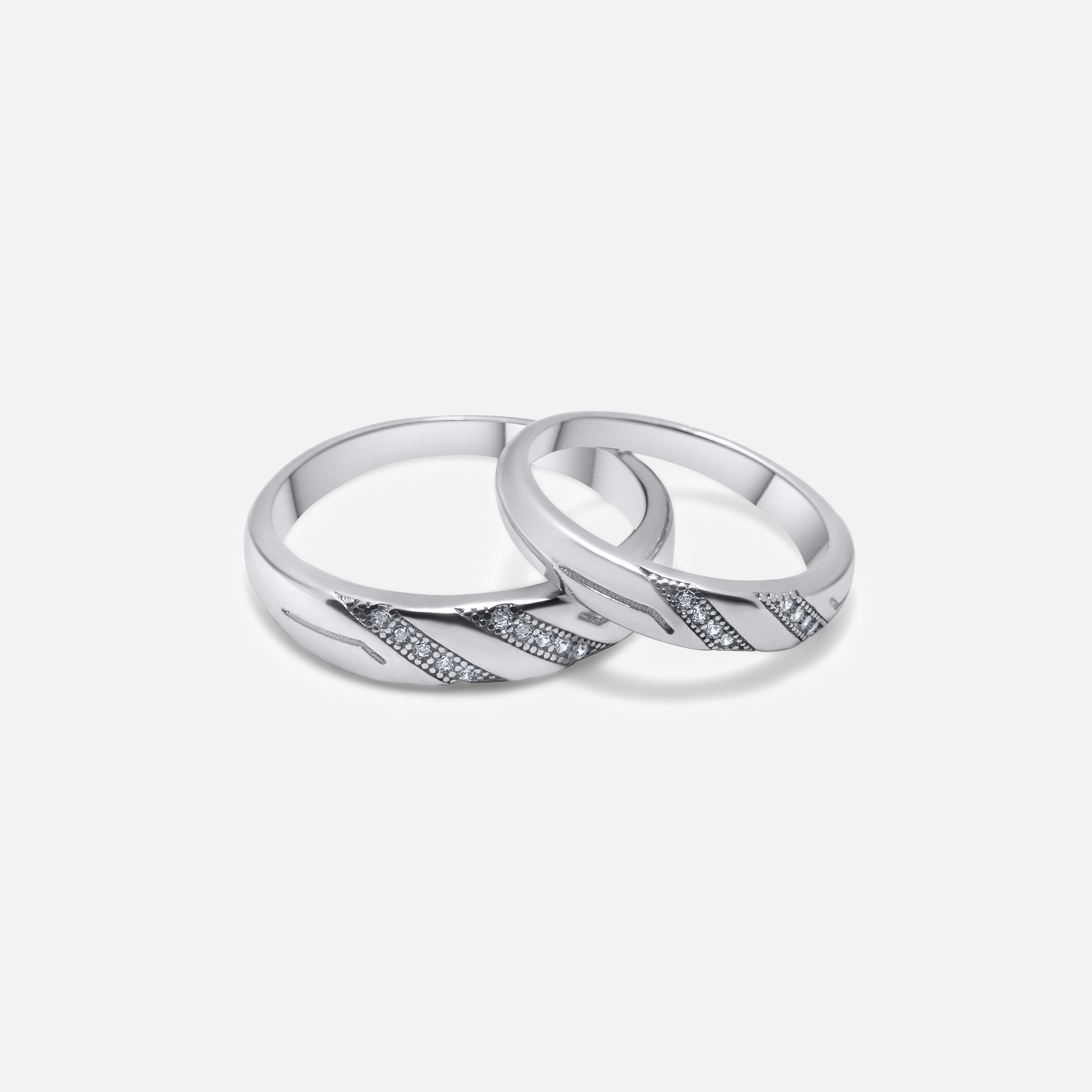 Bonded Hearts Couple Ring