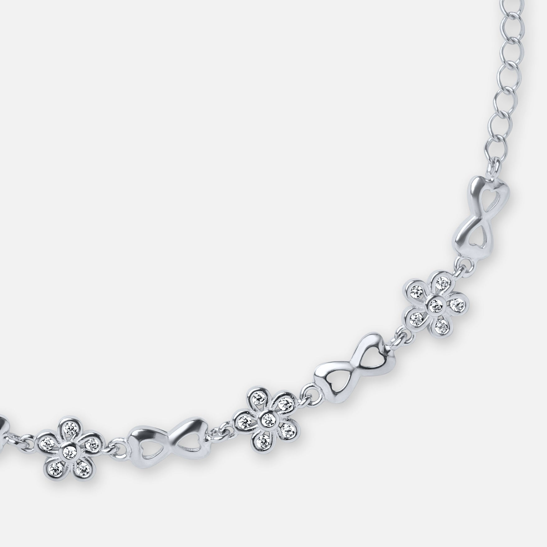Sunflower Stylist Silver Bracelet