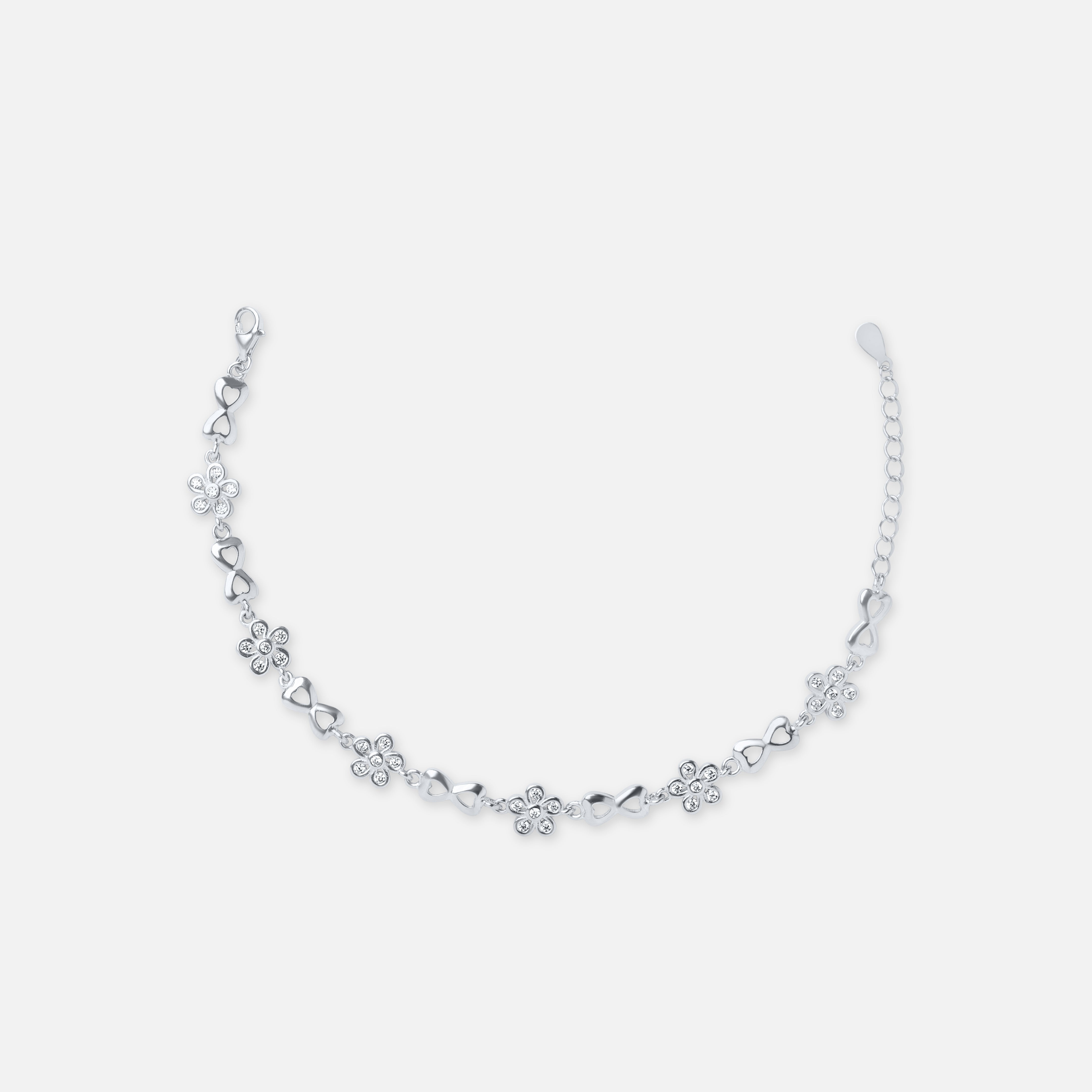 Sunflower Stylist Silver Bracelet