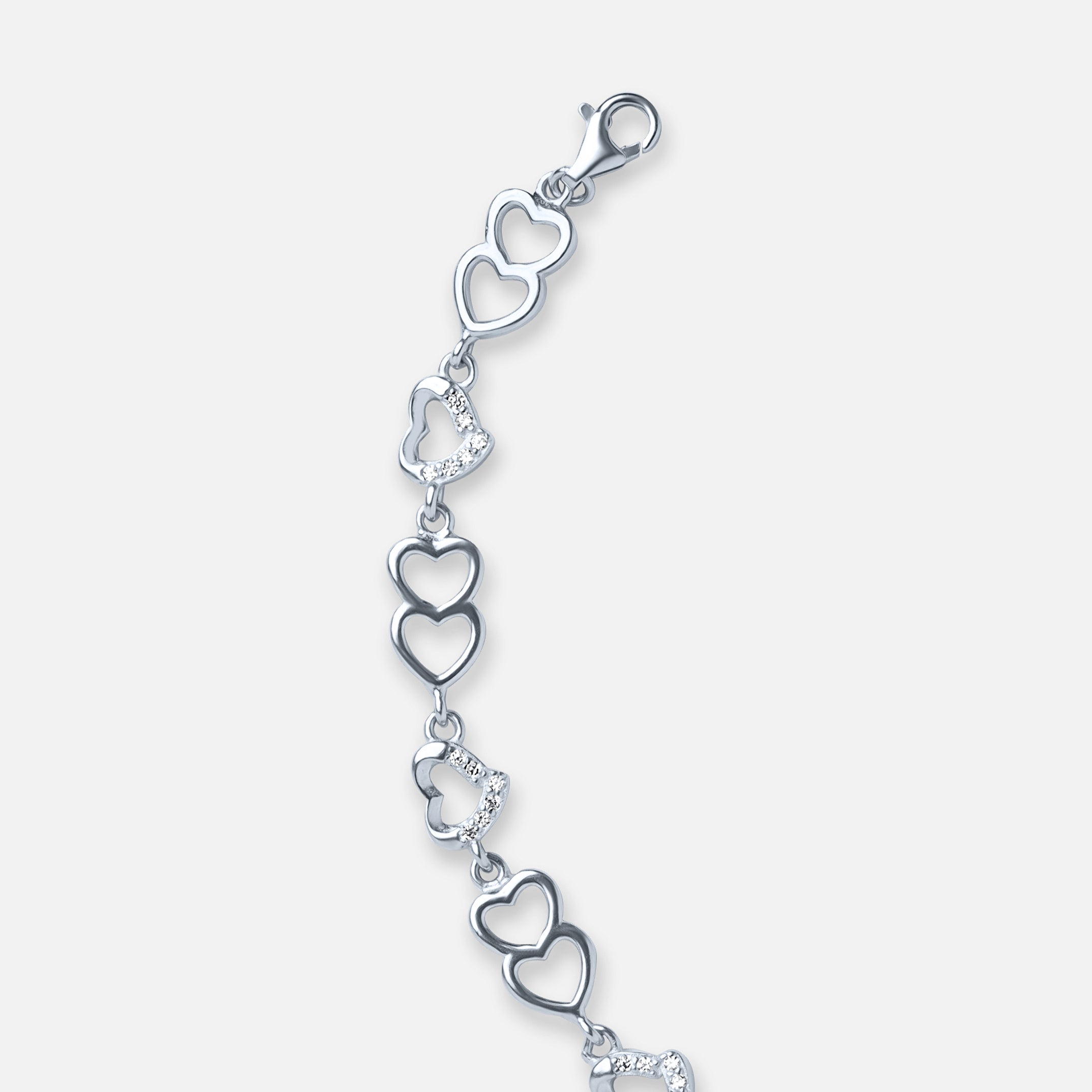 Loyal Heart Silver Braelet