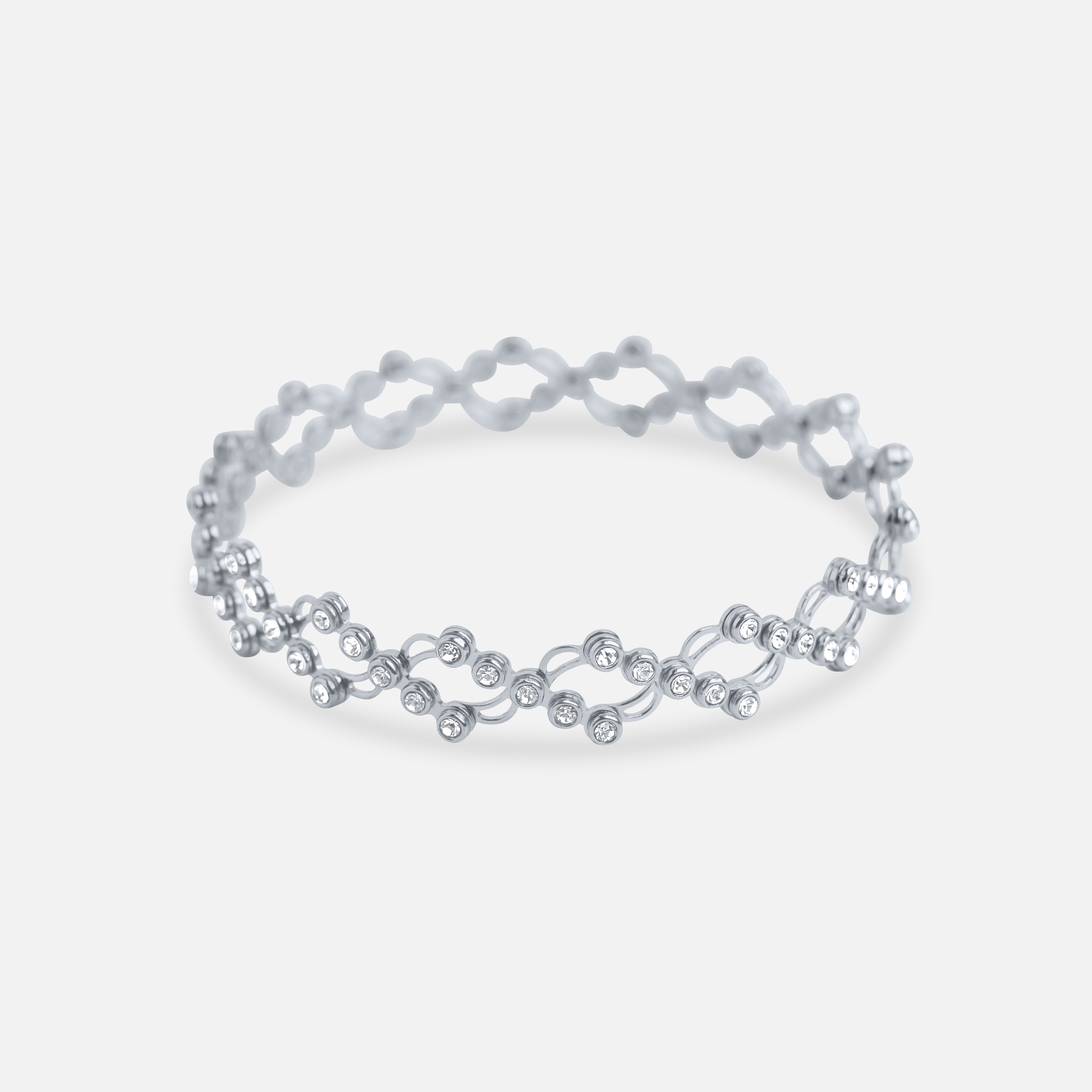 925 Silver Ring Cum Bracelet