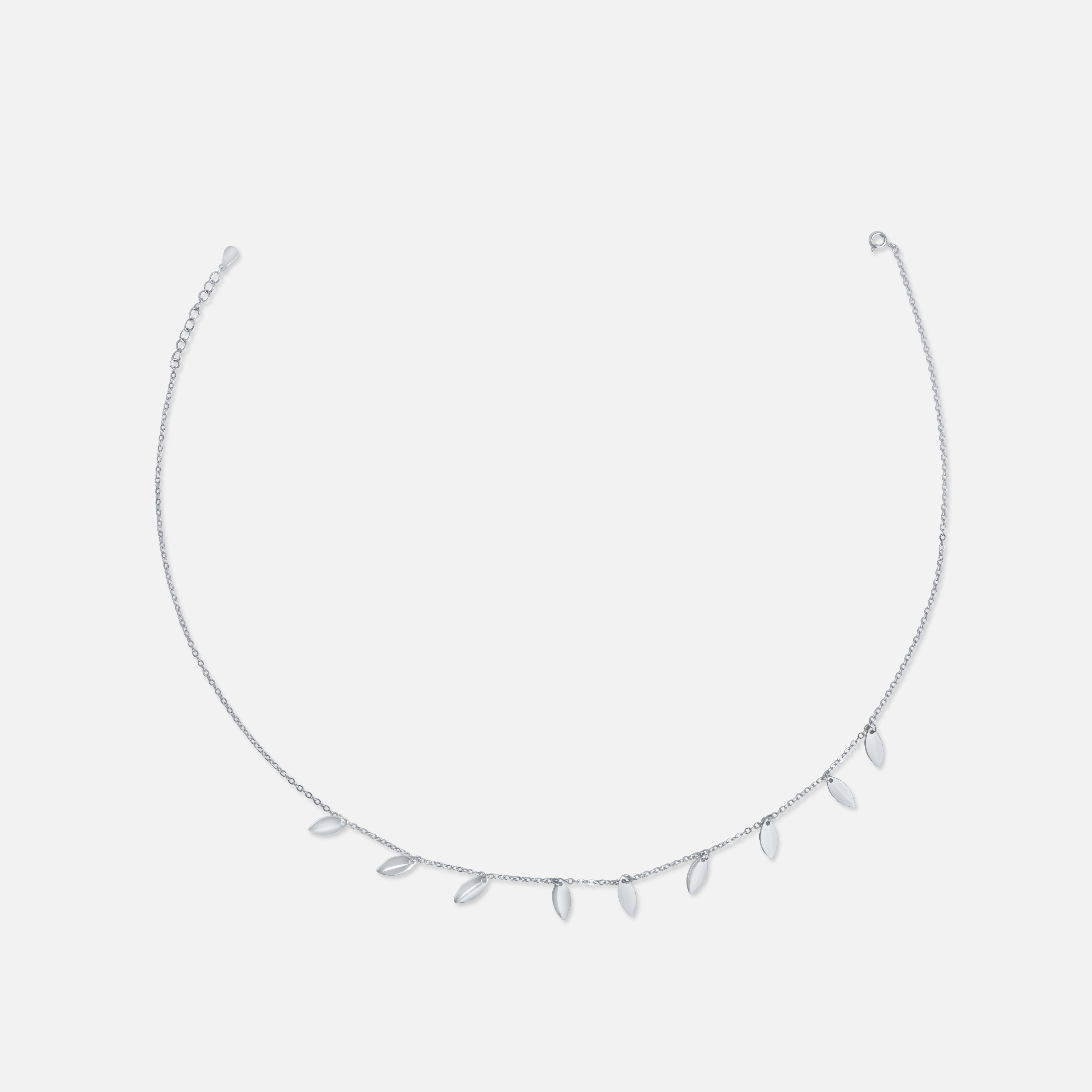 Leaf Shine Silver Chain