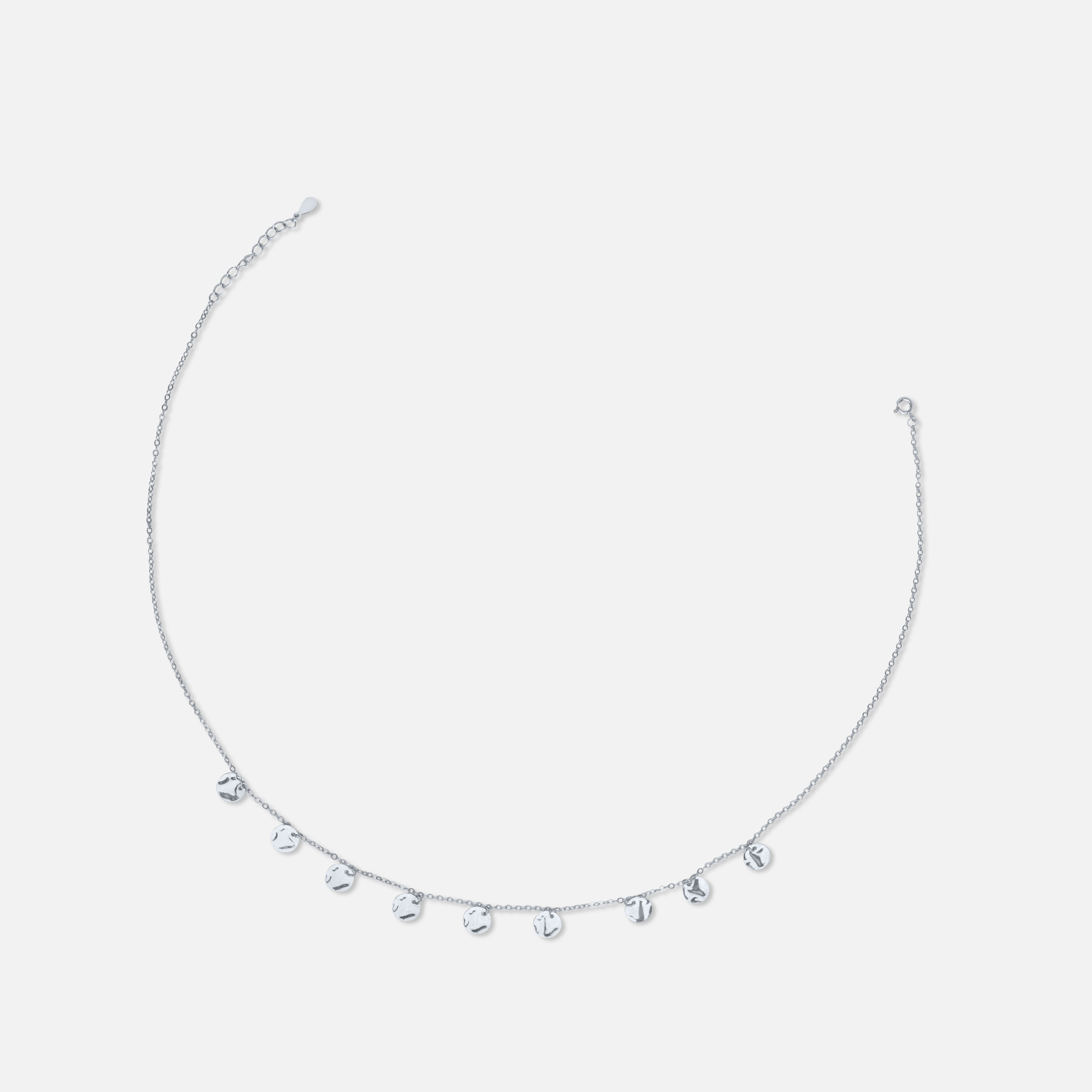 Raindrop Glow Silver Clain
