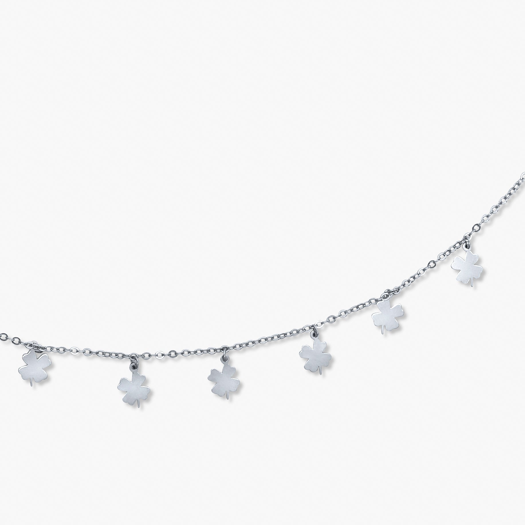 Raindrop Silver Chain