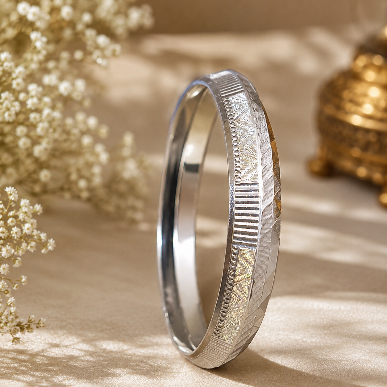 925 Silver CNC Kada - 1