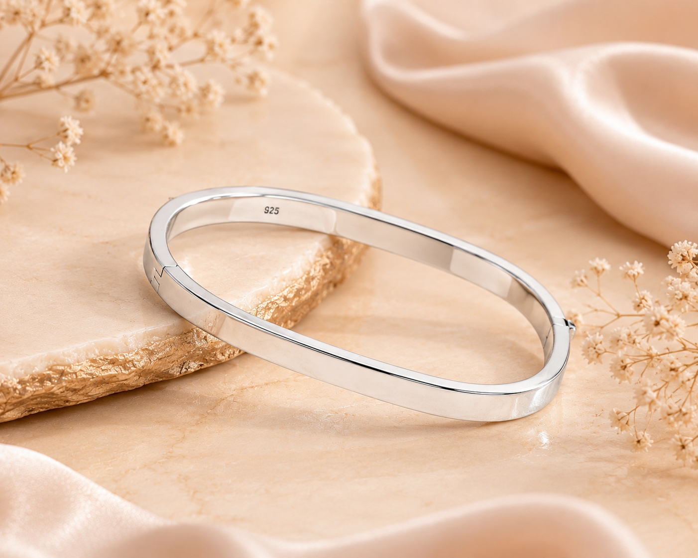 925 Silver Square Kada