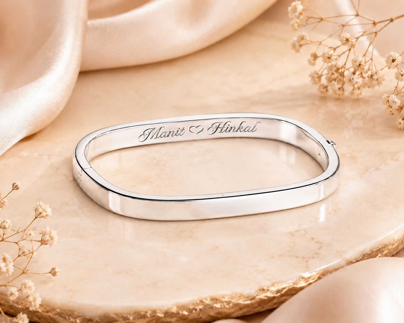 925 Silver Square Kada