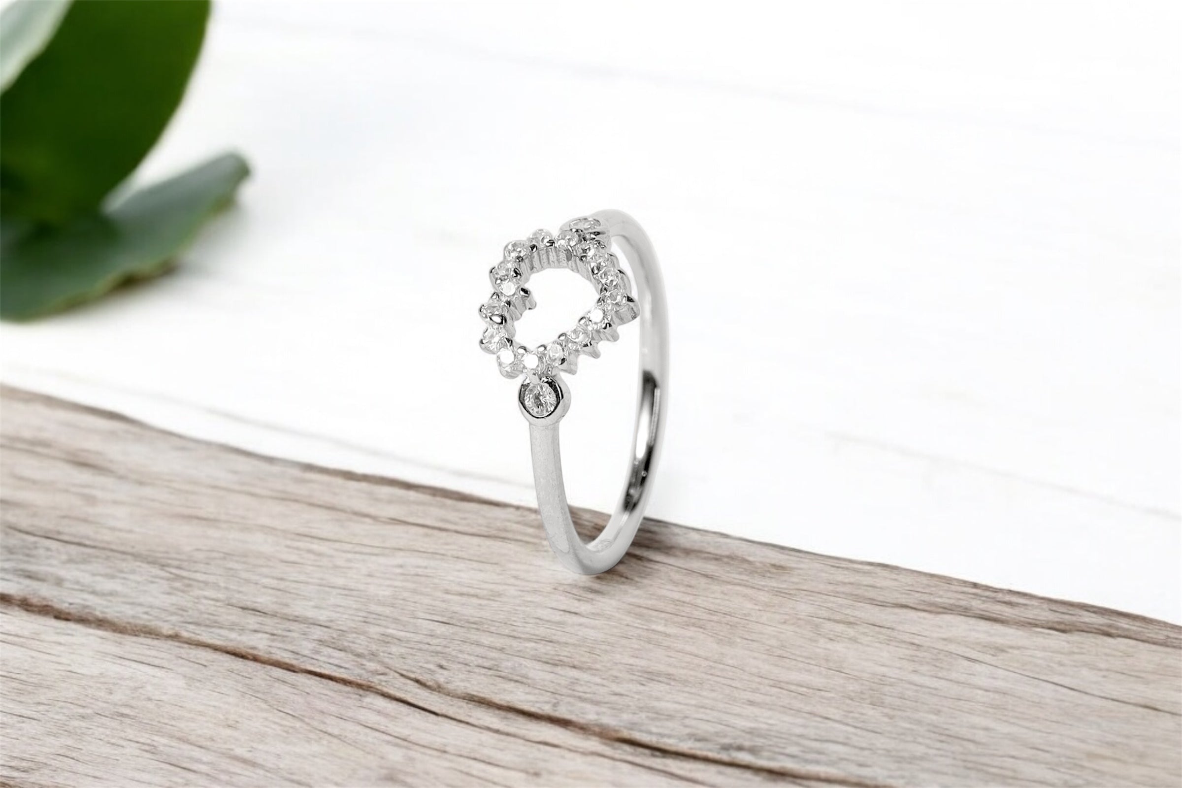 Lovely Heart Silver Ring
