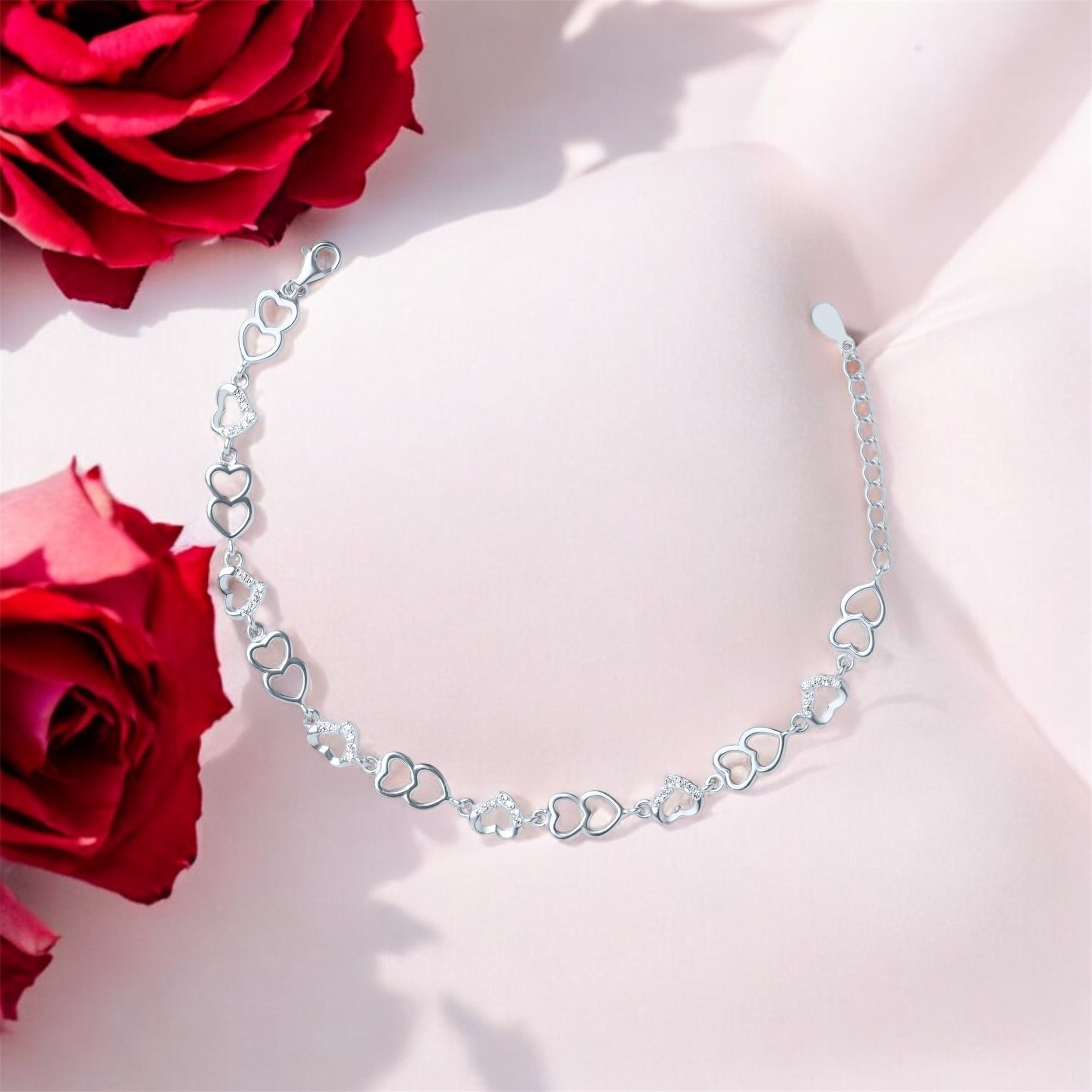 Loyal Heart Silver Braelet