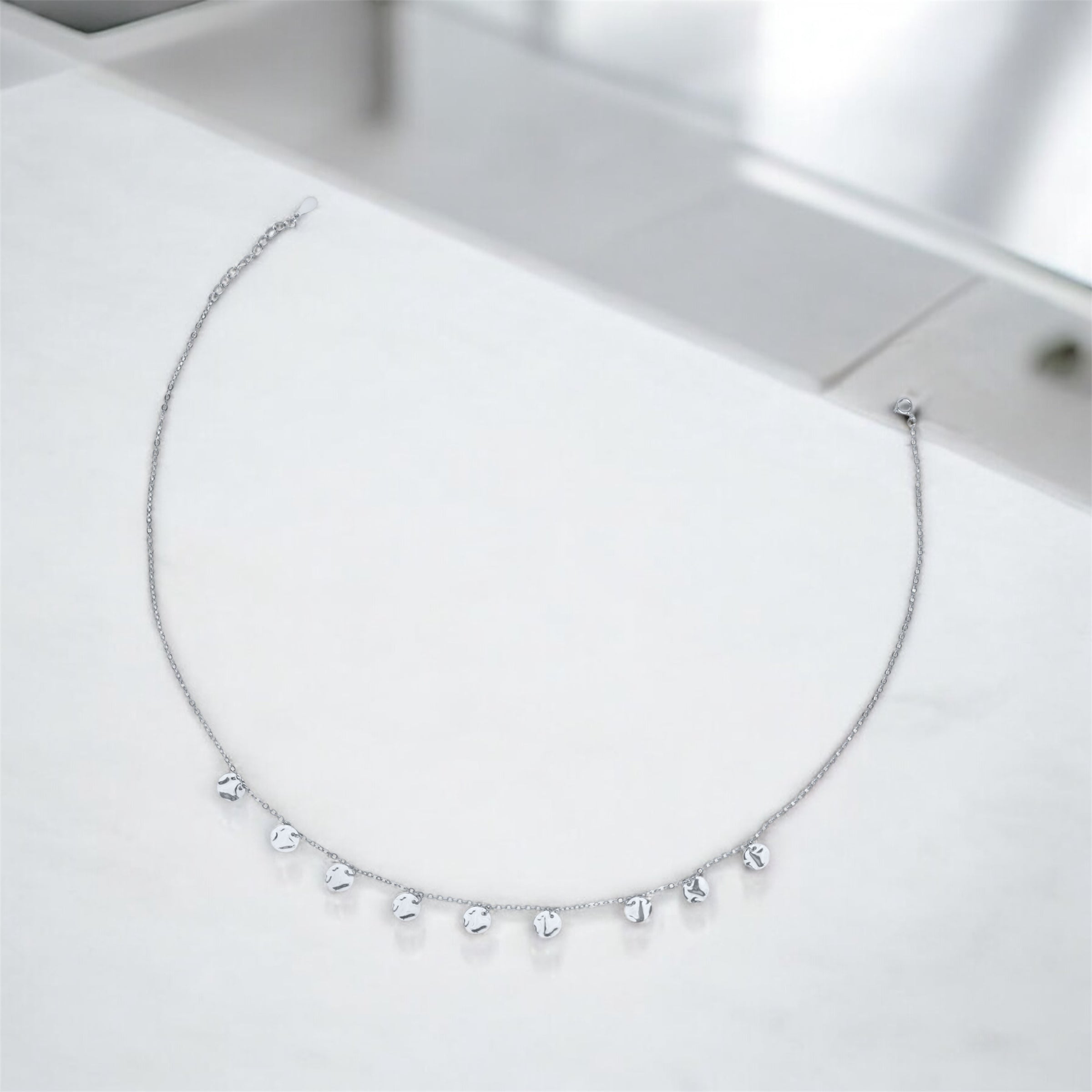 Raindrop Glow Silver Clain